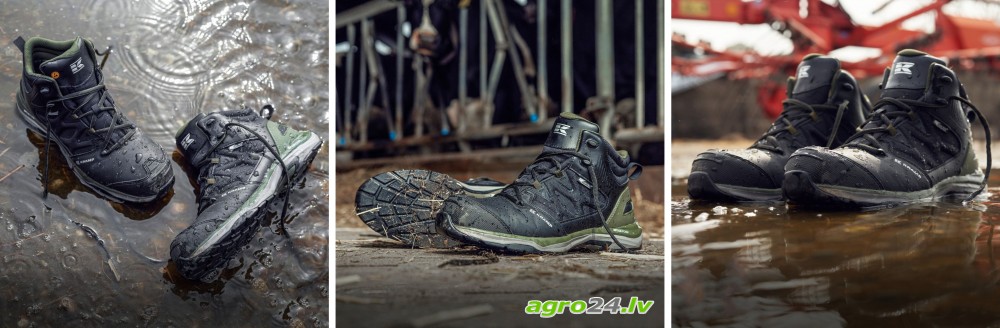 Drošībā nepārspējamie Kramp Skjern S3 darba puszābaki ar cieto purngalu